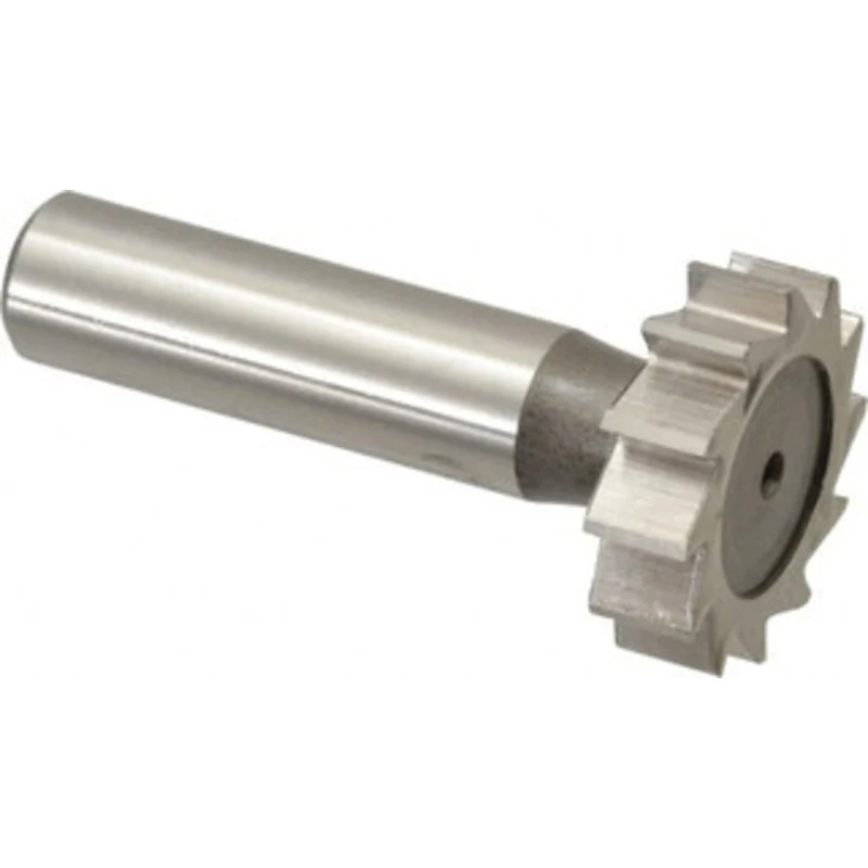 KEO ANSI 1009 (Old Std # C) 1-1/8 Cut Diam, 5/16 Cut Width, 1/2 Shank, Straight-Tooth Woodruff Keyseat Cutter High Sp...